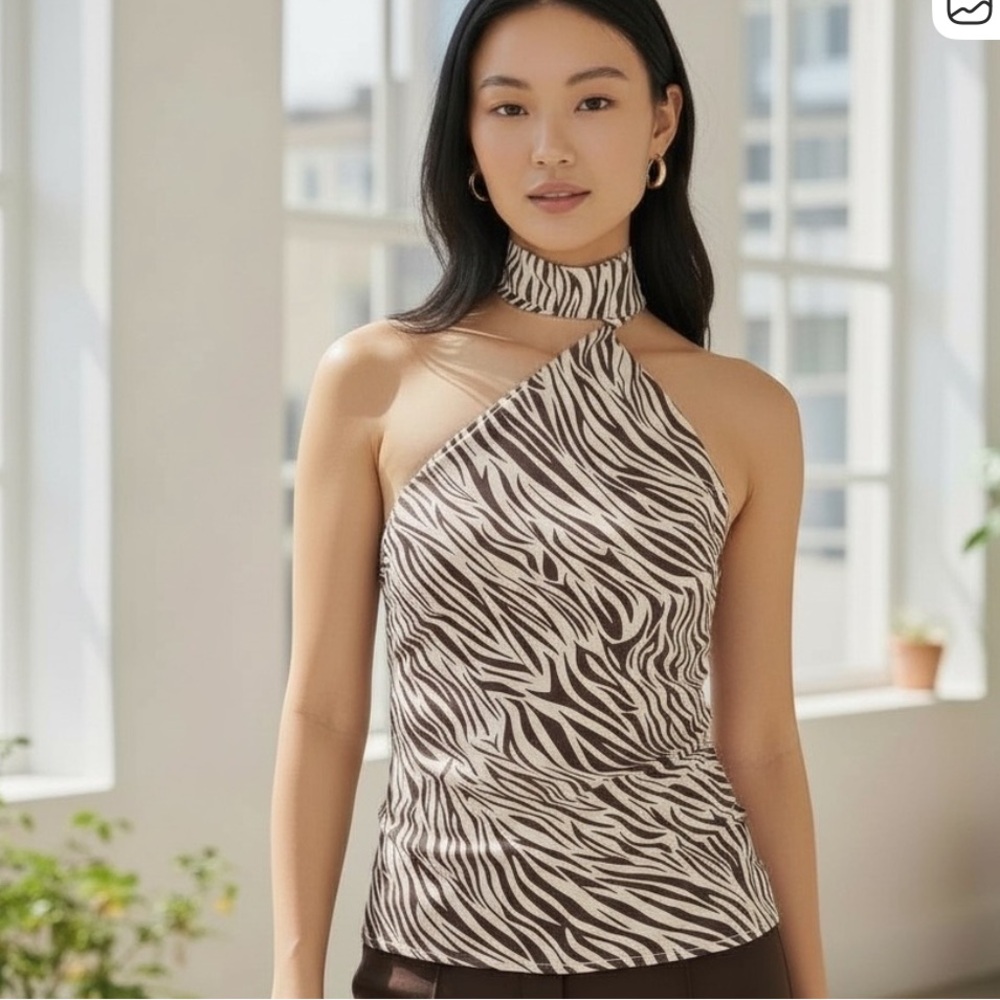 Lioness -Endless Maxi Skirt & Lux TieTop - Zebra - Size S - Picture 6 of 8